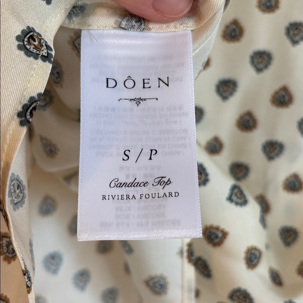 Doen Candace blouse - Riviera Foulard - Picture 5 of 6